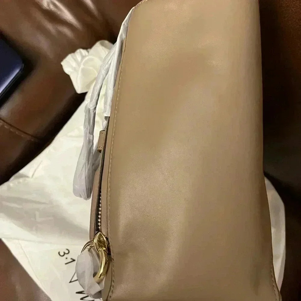 NWT 3.1 Phillip Lim Pashli medium leather bag Coffee - Picture 8 of 15
